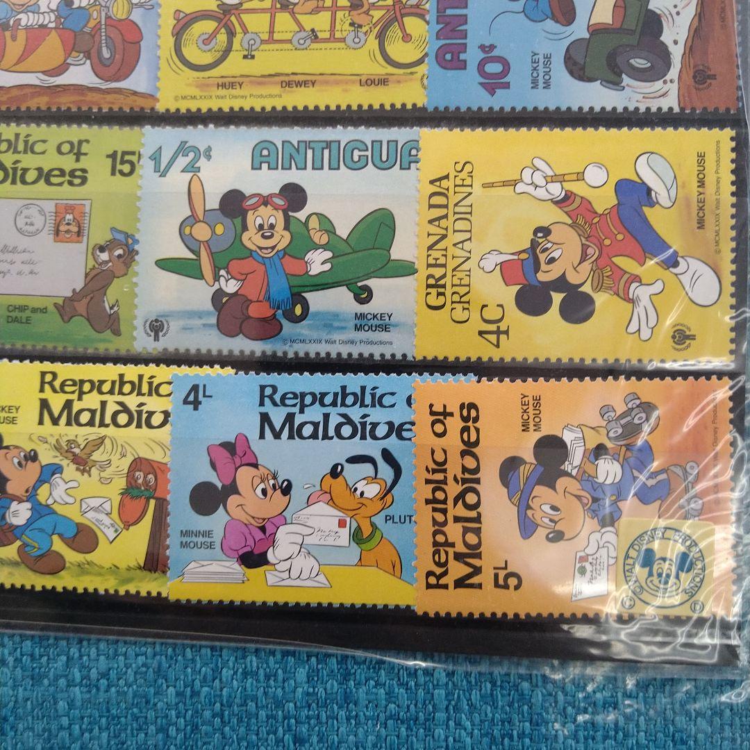 ディズニー ミッキー 外国切手 海外切手 古切手 ヴィンテージ