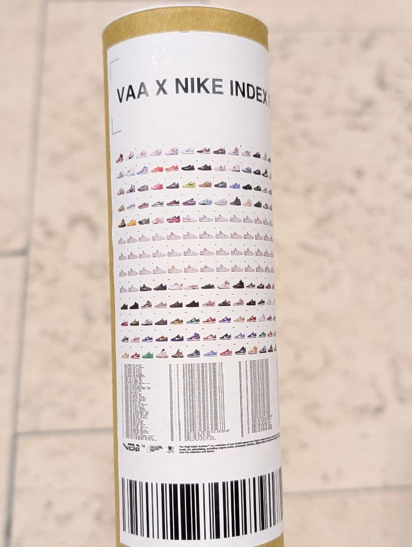 限定 Virgil Abloh 巨大ポスター AJ1 dunk 全169足 - メルカリ