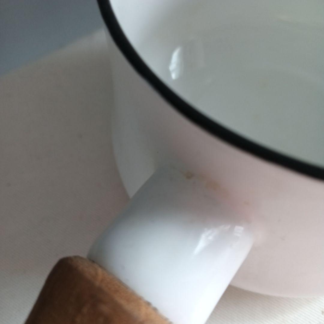 dansk ミルクパン　ダンスク片手鍋 美品 バターウォーマー白ホワイト