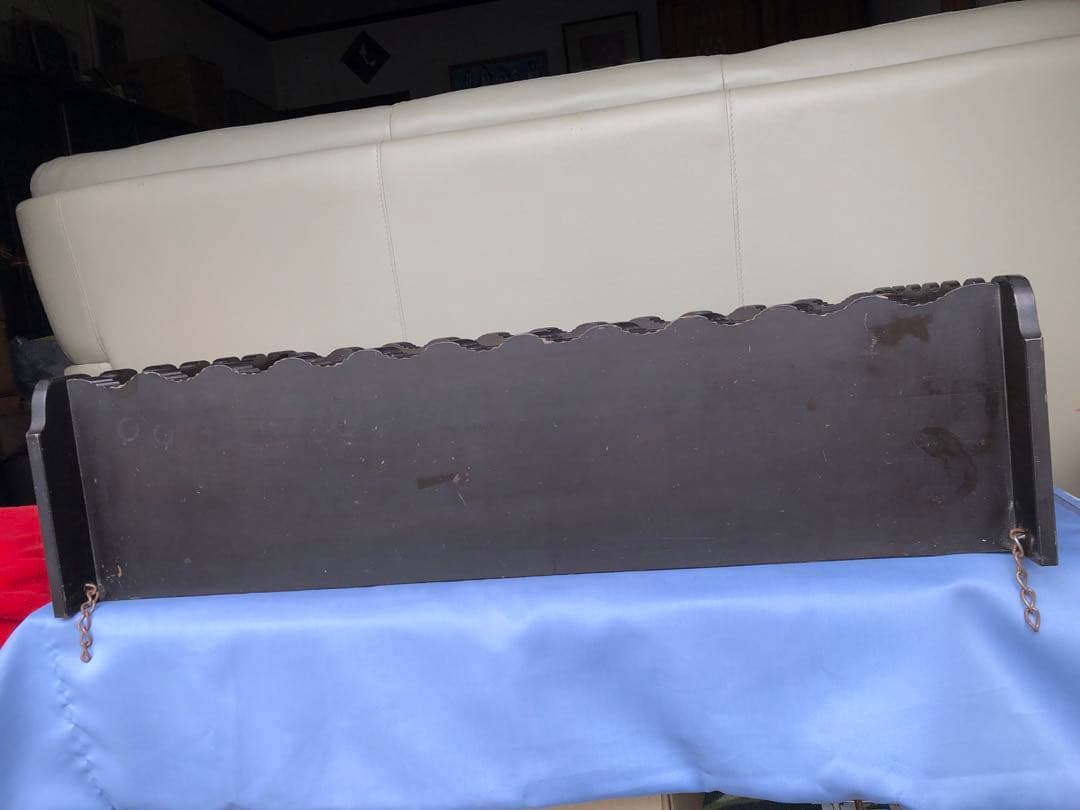 リビングボード　レトロ キャビネット　ガラス戸 アンティーク家具