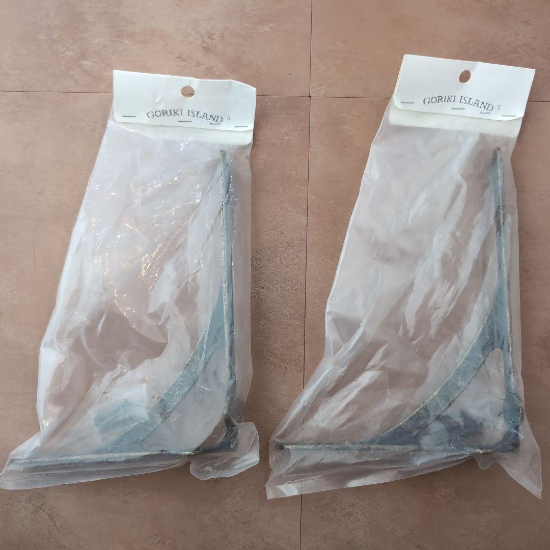 新品・未使用　ゴーリキアイランド　アングル 620708 シェルフ　真鍮　棚受け