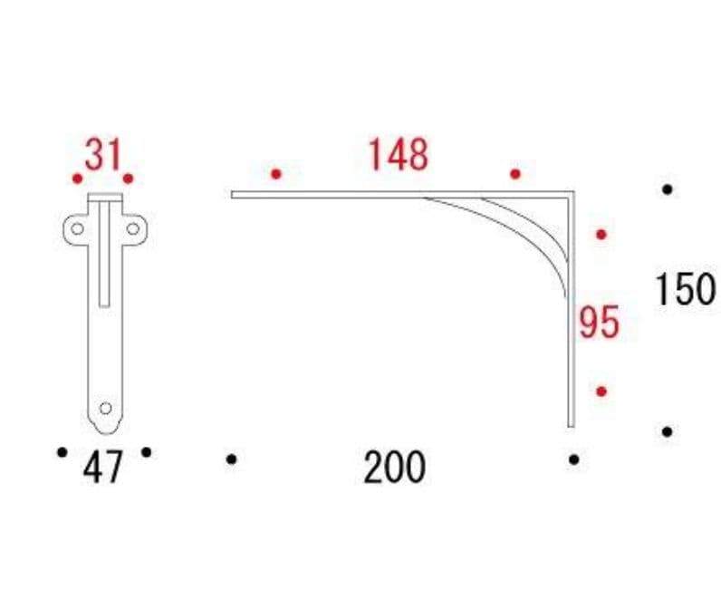 新品・未使用　ゴーリキアイランド　アングル 620708 シェルフ　真鍮　棚受け