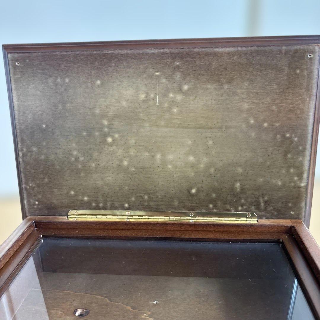 ⚠️箱のみ⚠️リュージュ72弁シリンダーオルゴール用 ボックス　空箱　楽器の象嵌模様