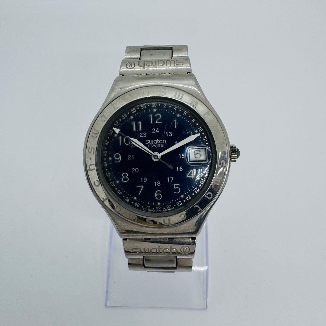 ✨SWATCH✨スウォッチ✨ブルー文字盤✨デイト✨IRONY✨腕時計✨