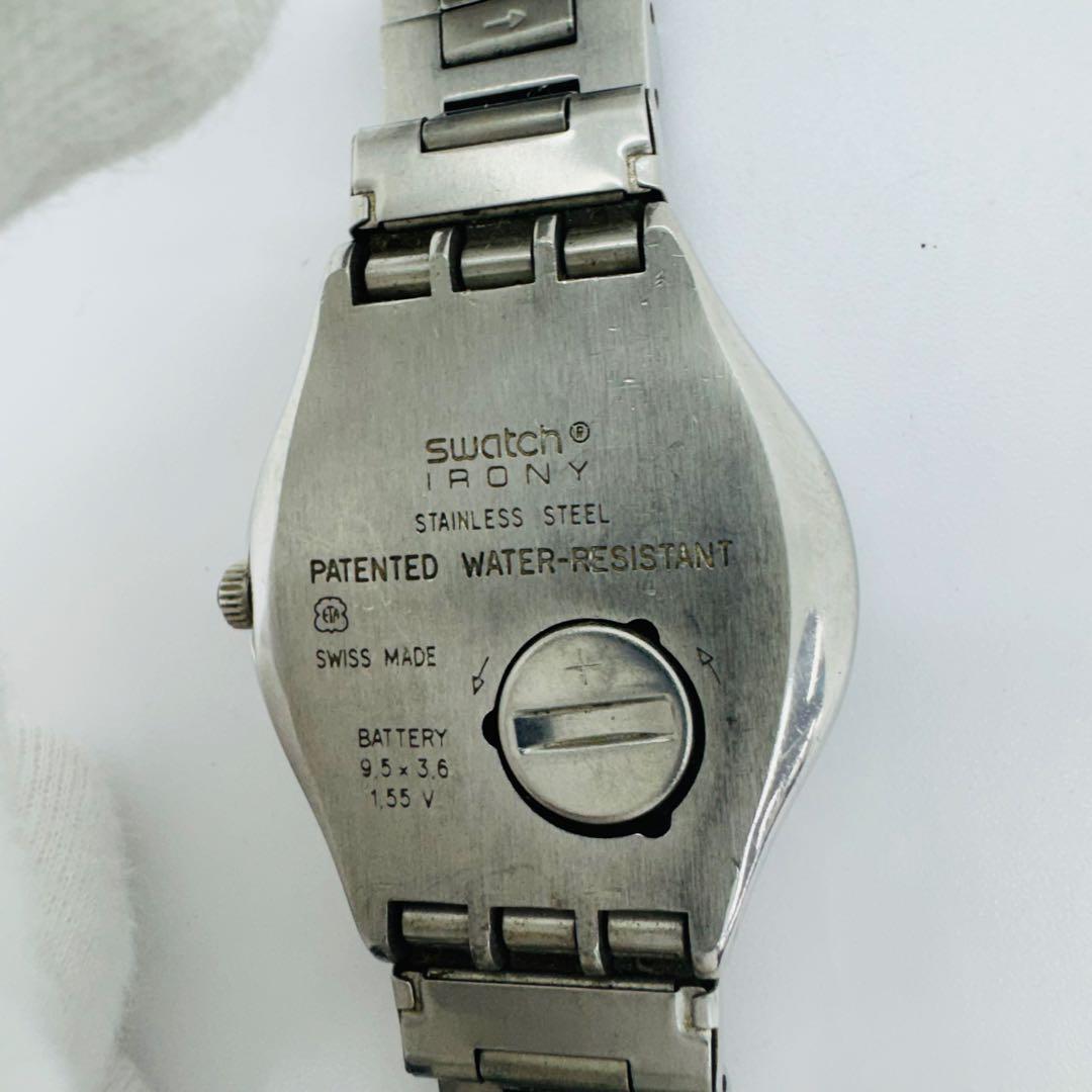 ✨SWATCH✨スウォッチ✨ブルー文字盤✨デイト✨IRONY✨腕時計✨