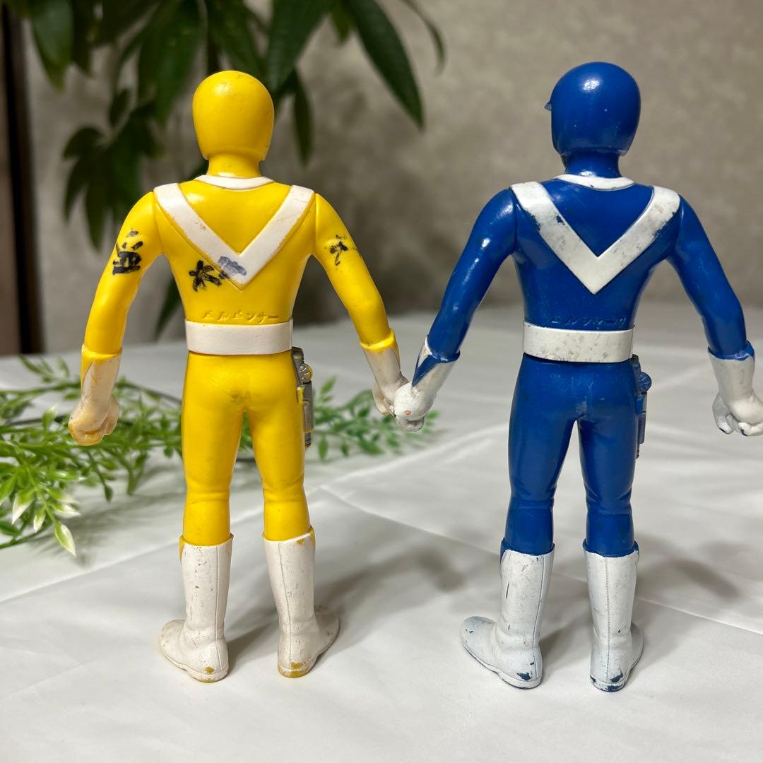 太陽戦隊サンバルカン バルパンサー バルシャーク ソフビ人形 ポピー製