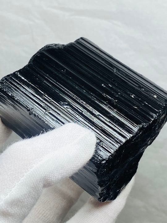 天然石　お守り　ブラック　トルマリン 78.6mm 550g