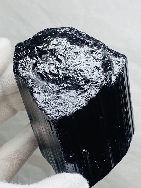 天然石　お守り　ブラック　トルマリン 78.6mm 550g