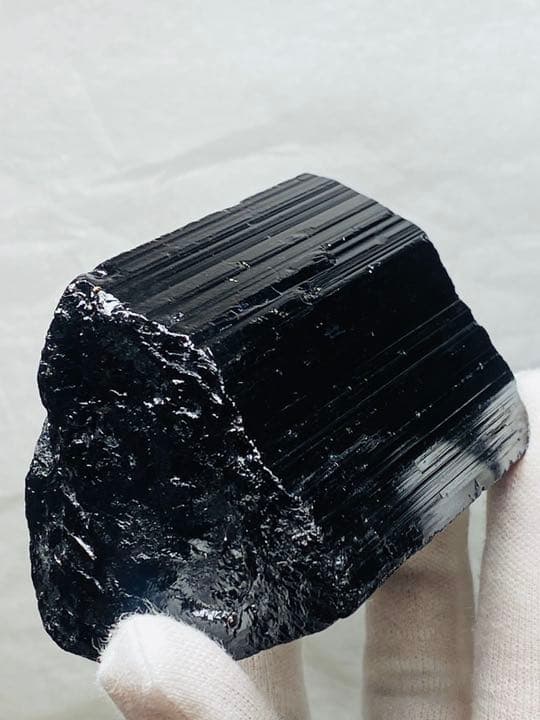 天然石　お守り　ブラック　トルマリン 78.6mm 550g