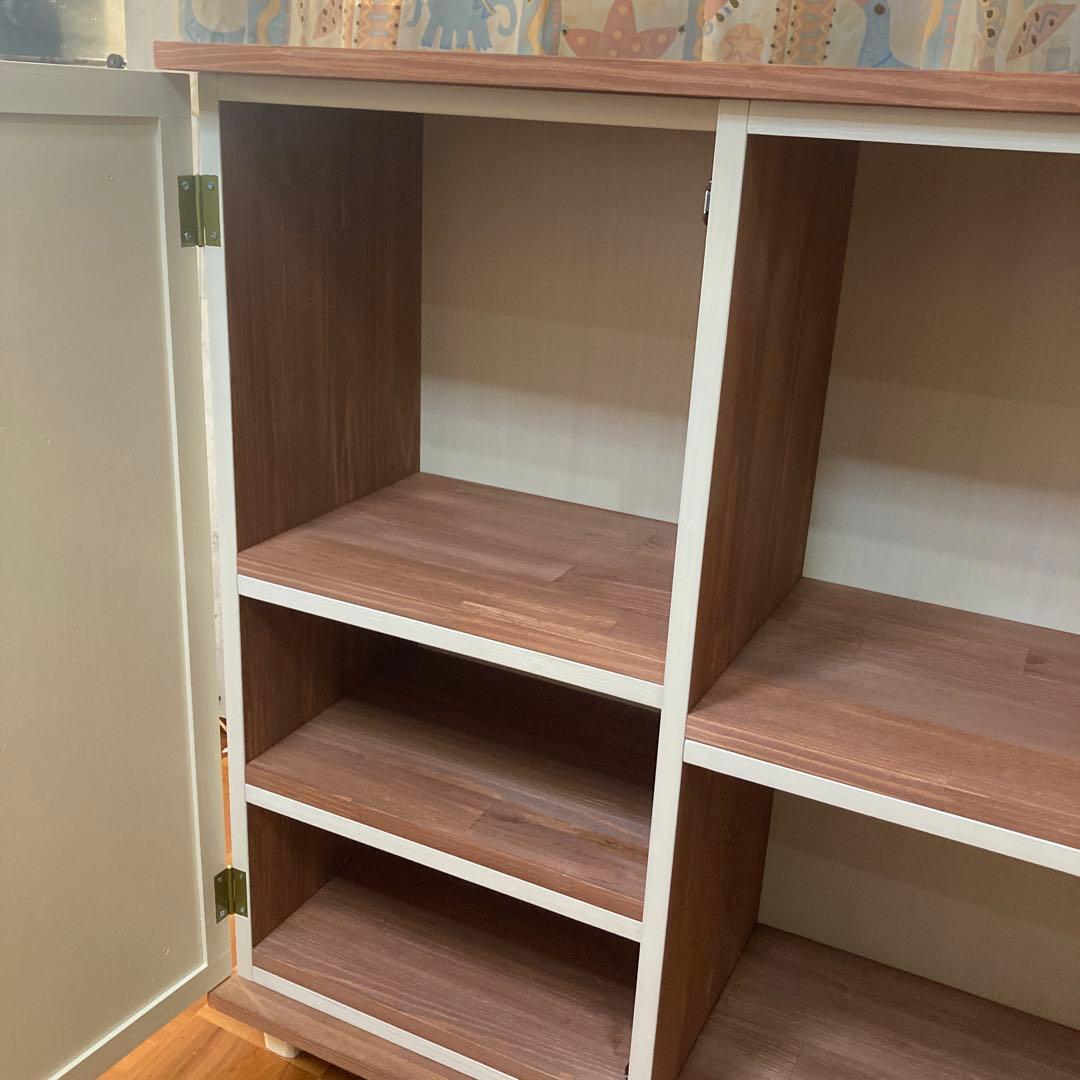 シェルフ 飾り棚 幅85cm パイン集成材