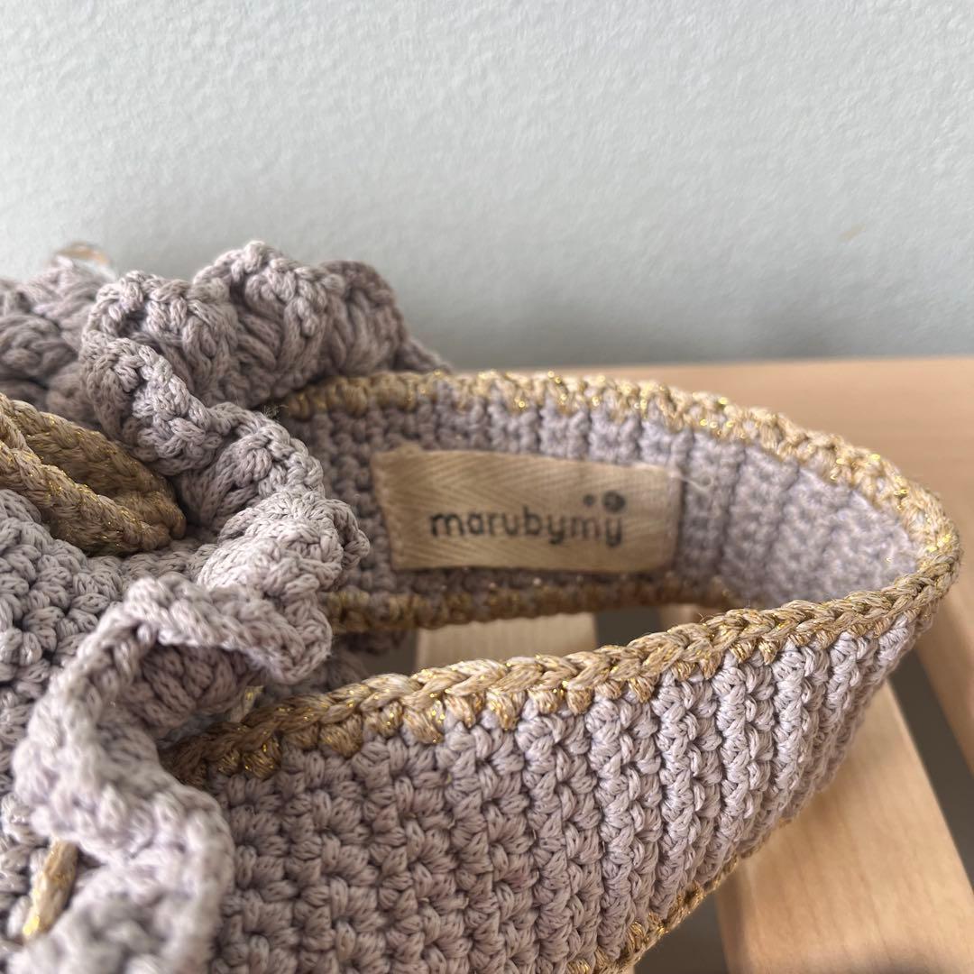 かぎ編み　巾着　カバン　ポーチ　ベトナム　かばん