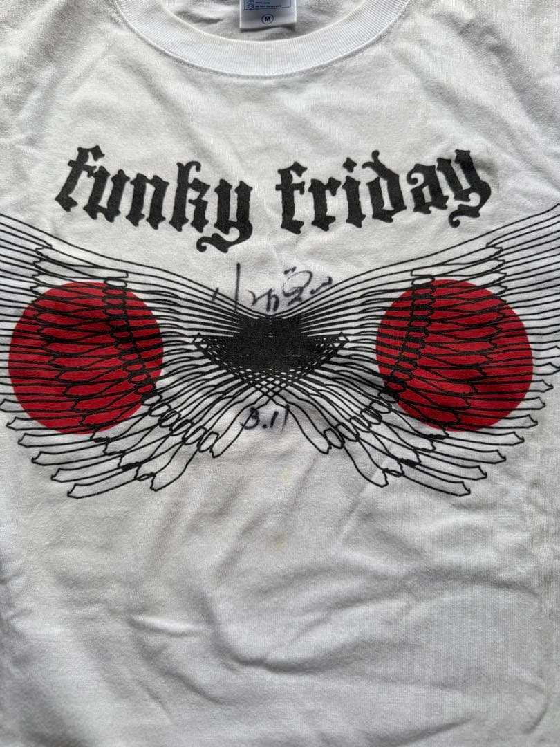 NACK5 ファンキーフライデー 直筆サイン入り3.11復興支援＆最新版T