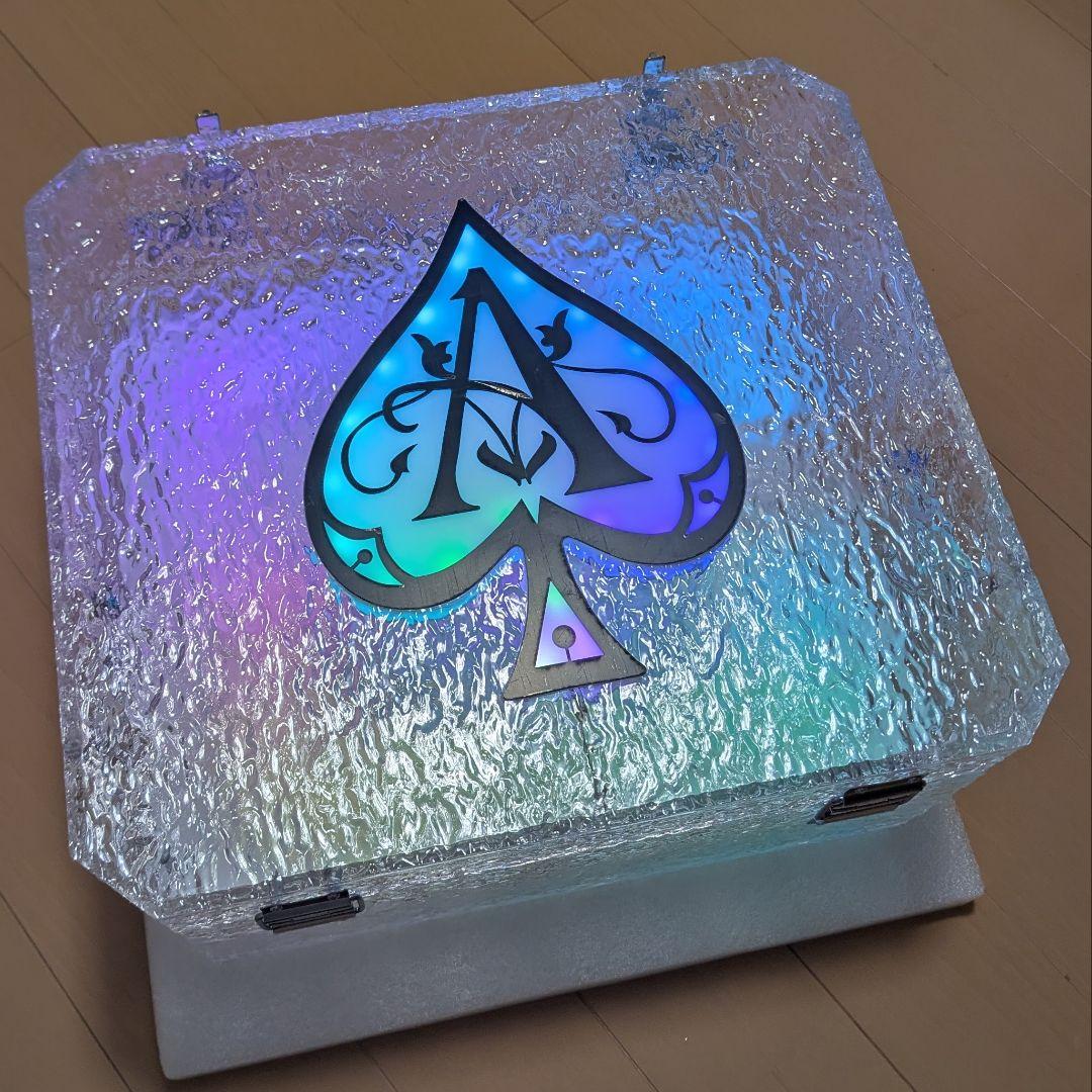 ボトルケース　LED　バレンタイン　アタッシュケース ディスプレイ シャンパン