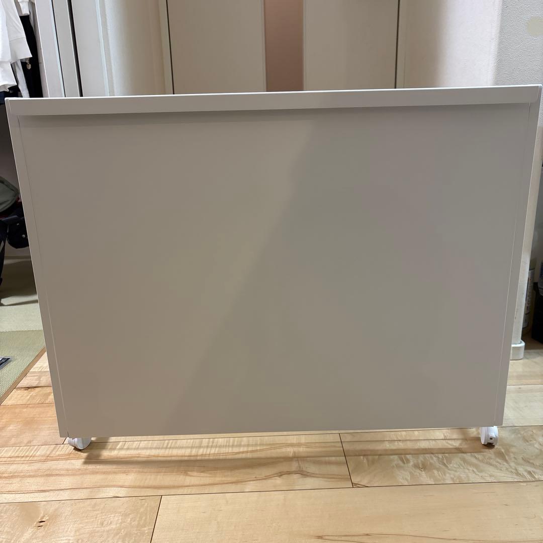 山崎実業(Yamazaki) 目隠し 分別 ダストワゴン