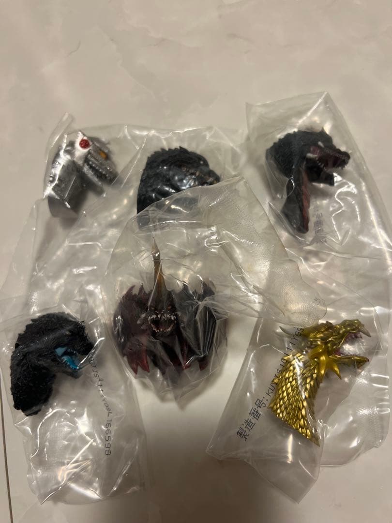 一番くじ ゴジラ-1.0 H賞 モンスターヘッドマグネット コンプ セット