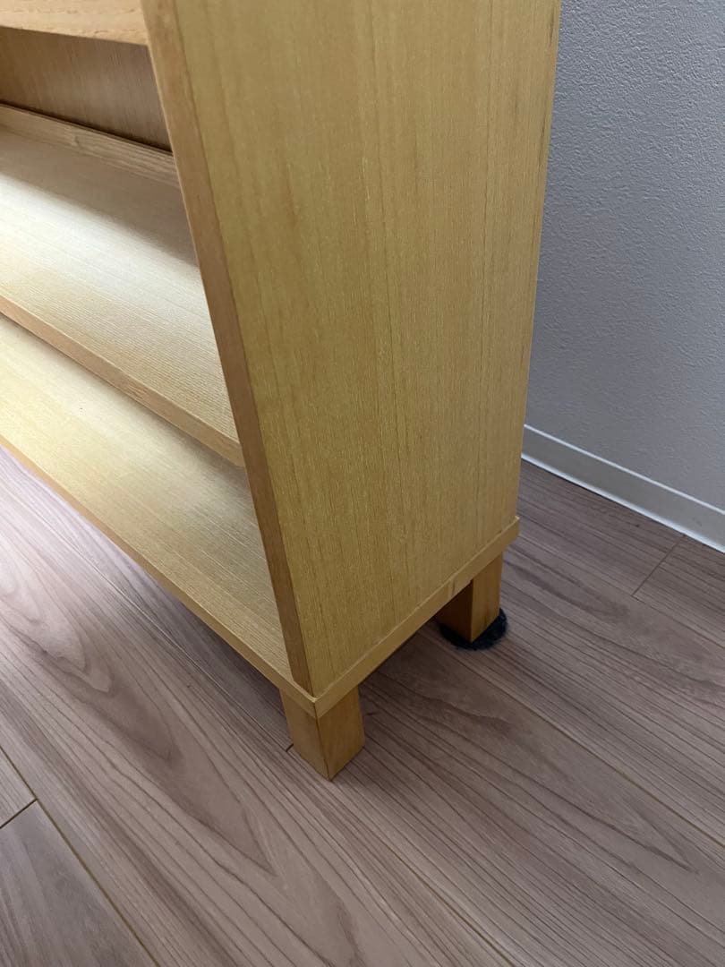 【1/12まで限定値下げ】無印良品 木製本棚 薄型(販売終了品)