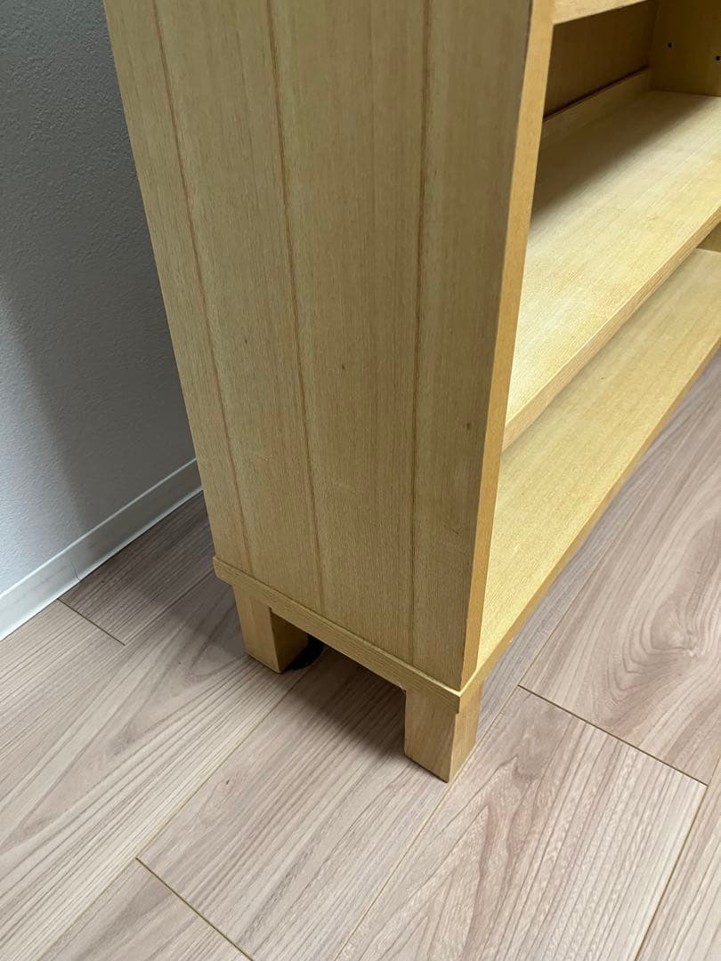 【1/12まで限定値下げ】無印良品 木製本棚 薄型(販売終了品)