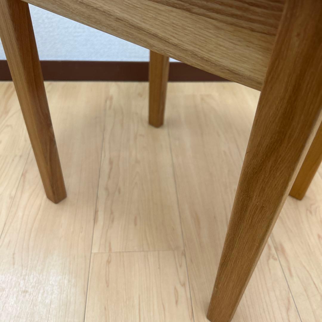 【無印良品】木製サイドテーブル 引き出し付き（廃盤品）