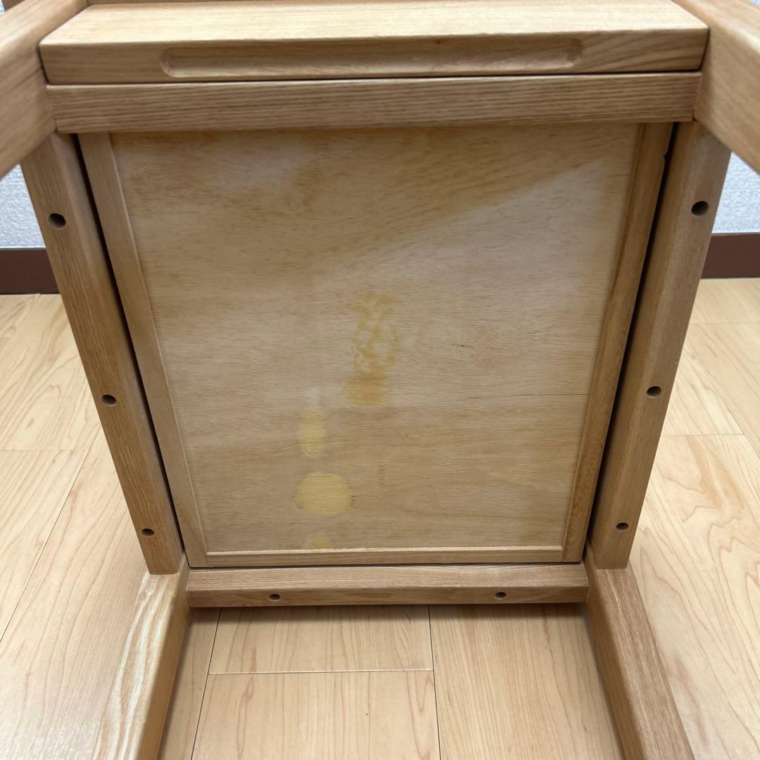 【無印良品】木製サイドテーブル 引き出し付き（廃盤品）