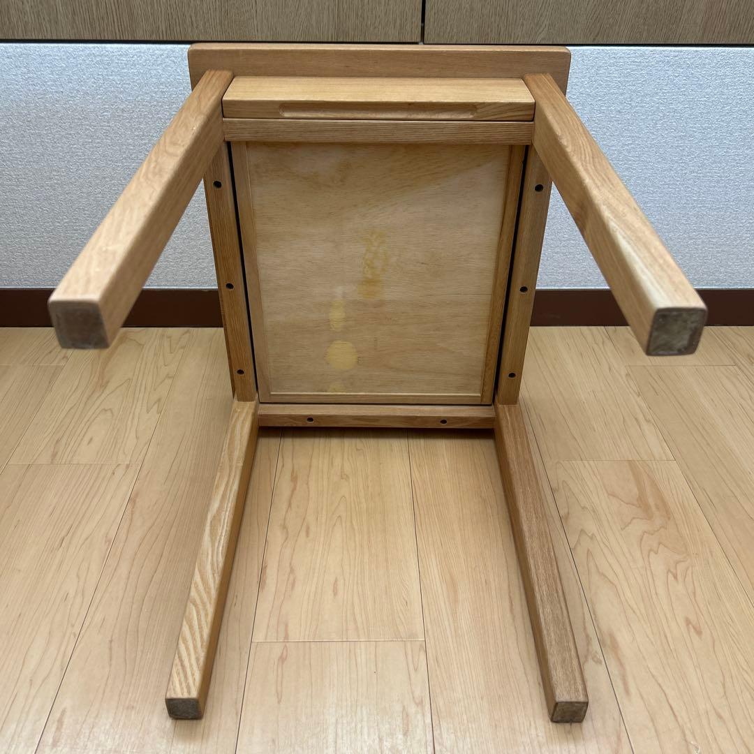 【無印良品】木製サイドテーブル 引き出し付き（廃盤品）