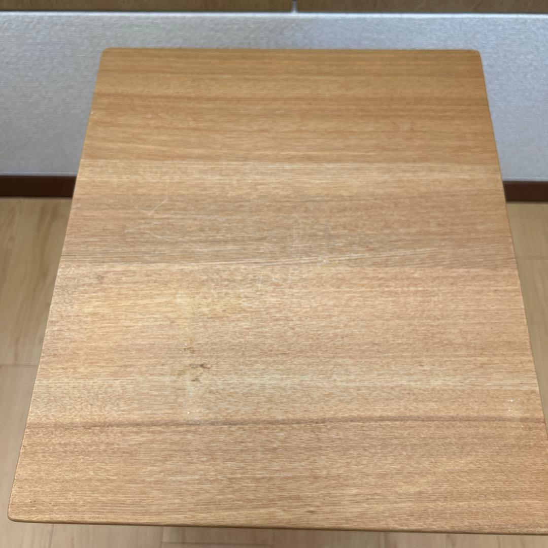 【無印良品】木製サイドテーブル 引き出し付き（廃盤品）