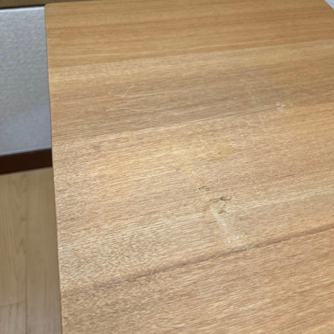 【無印良品】木製サイドテーブル 引き出し付き（廃盤品）