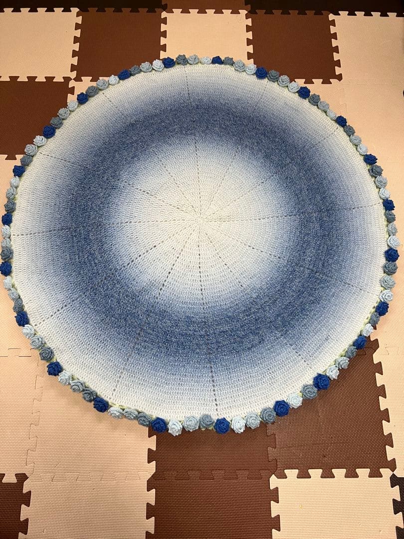 花束ブランケット フラワーブランケット 完成品