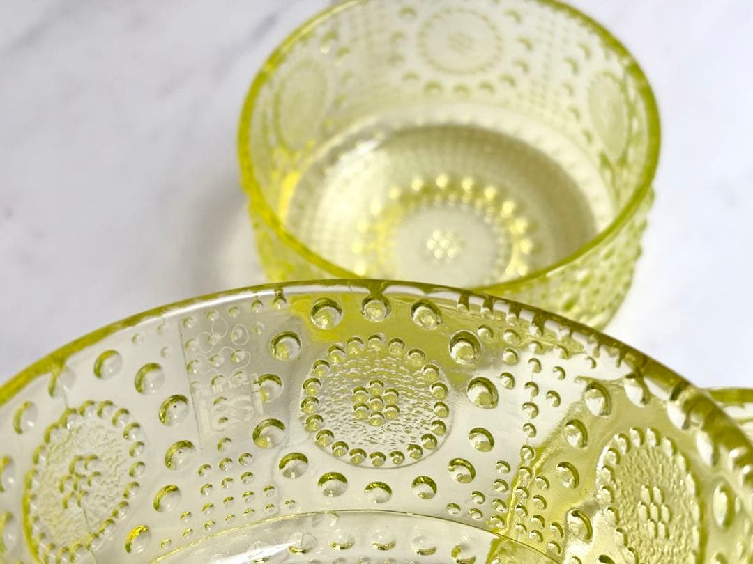 リーヒマエンラシ グラッポニア/ボウルΦ9cm 4つウランガラス