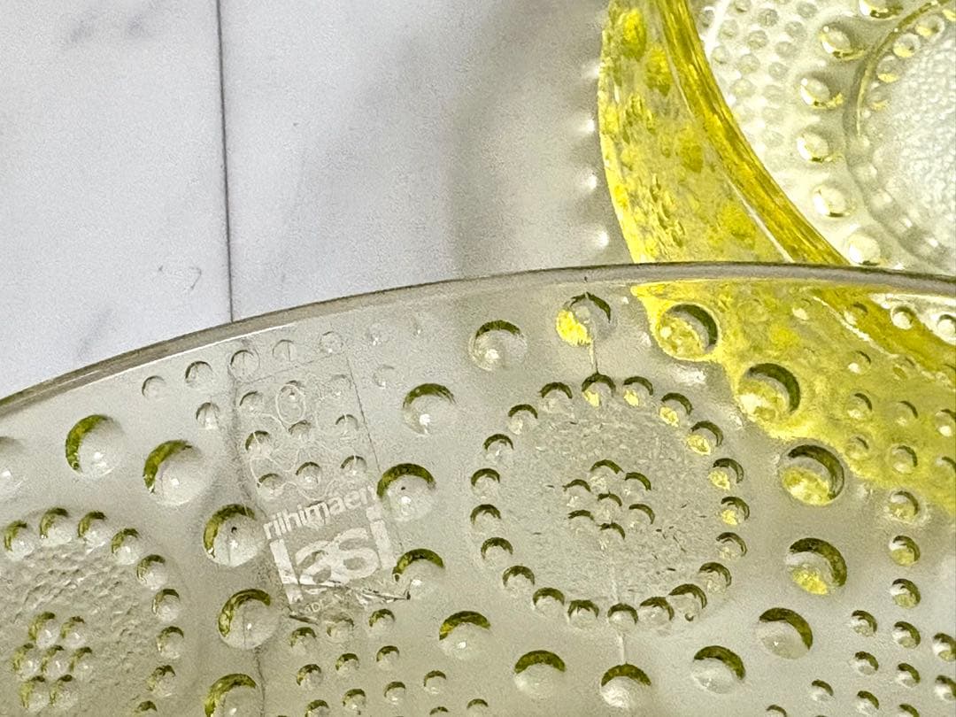 リーヒマエンラシ グラッポニア/ボウルΦ9cm 4つウランガラス