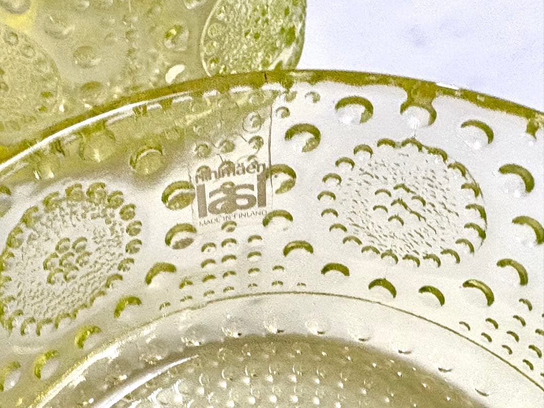 リーヒマエンラシ グラッポニア/ボウルΦ9cm 4つウランガラス