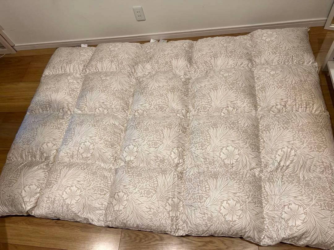 東京西川 プルミエール ホワイトコウダ・マザーグース 93% シングル 1.3k