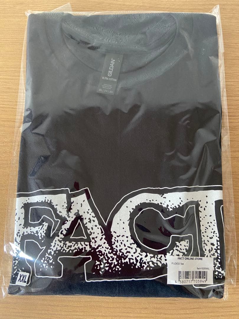 FACT F LOGO Tee 新品未開封 XXLサイズ - メルカリ