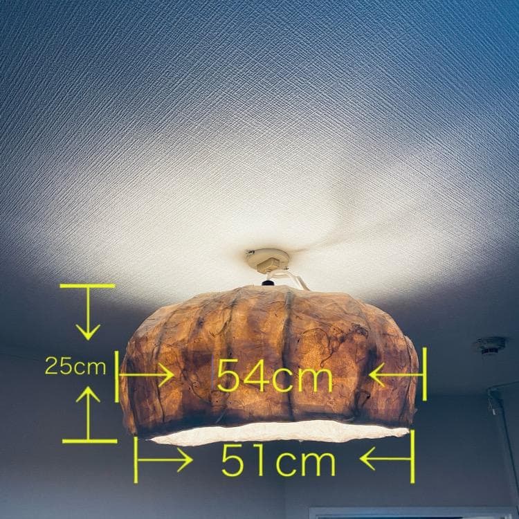 作家物 和紙 大型ランプシェード｜一点物 照明