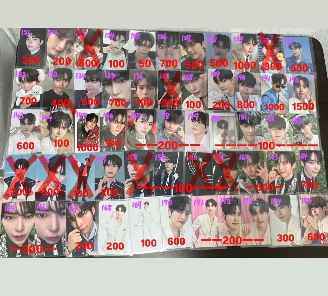 zerobaseone zb1 ゼベワン　ハンビン　トレカ　特典　封入