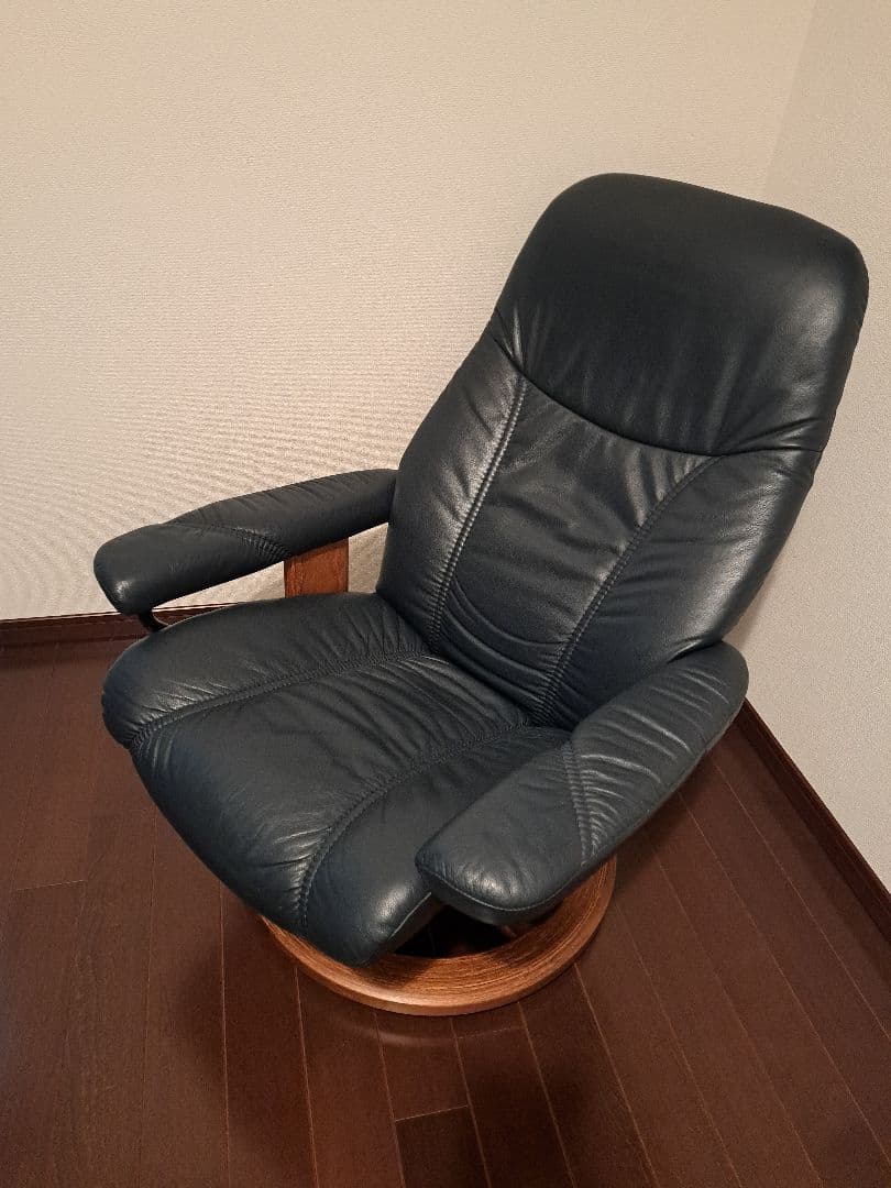 EKORNES　エコーネスストレスレス　チェア　椅子　紺色　ネイビー　ソファー