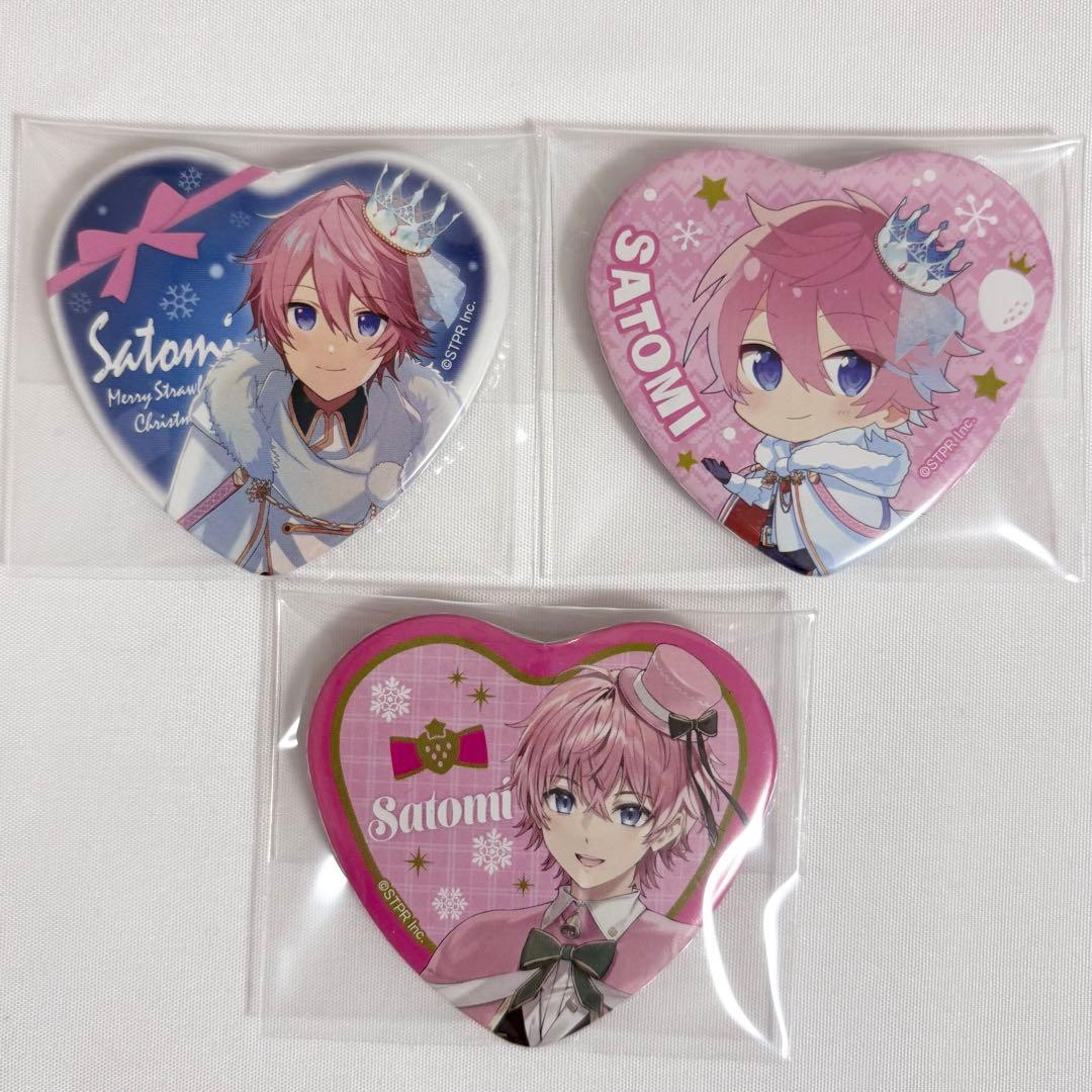 すとぷり さとみ 缶バッジ 2022 冬 - メルカリ