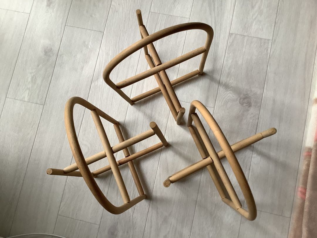 籐　竹細工　ラタン　ハンドメイド　材料　手芸 バスケット スタンド　まとめ売り