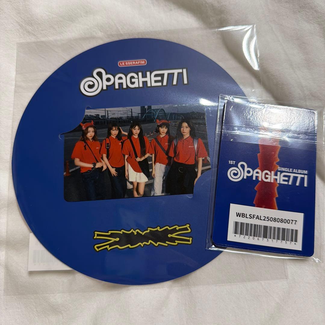 LESSERAFIM SPAGHETTI 特典トレカ - メルカリ