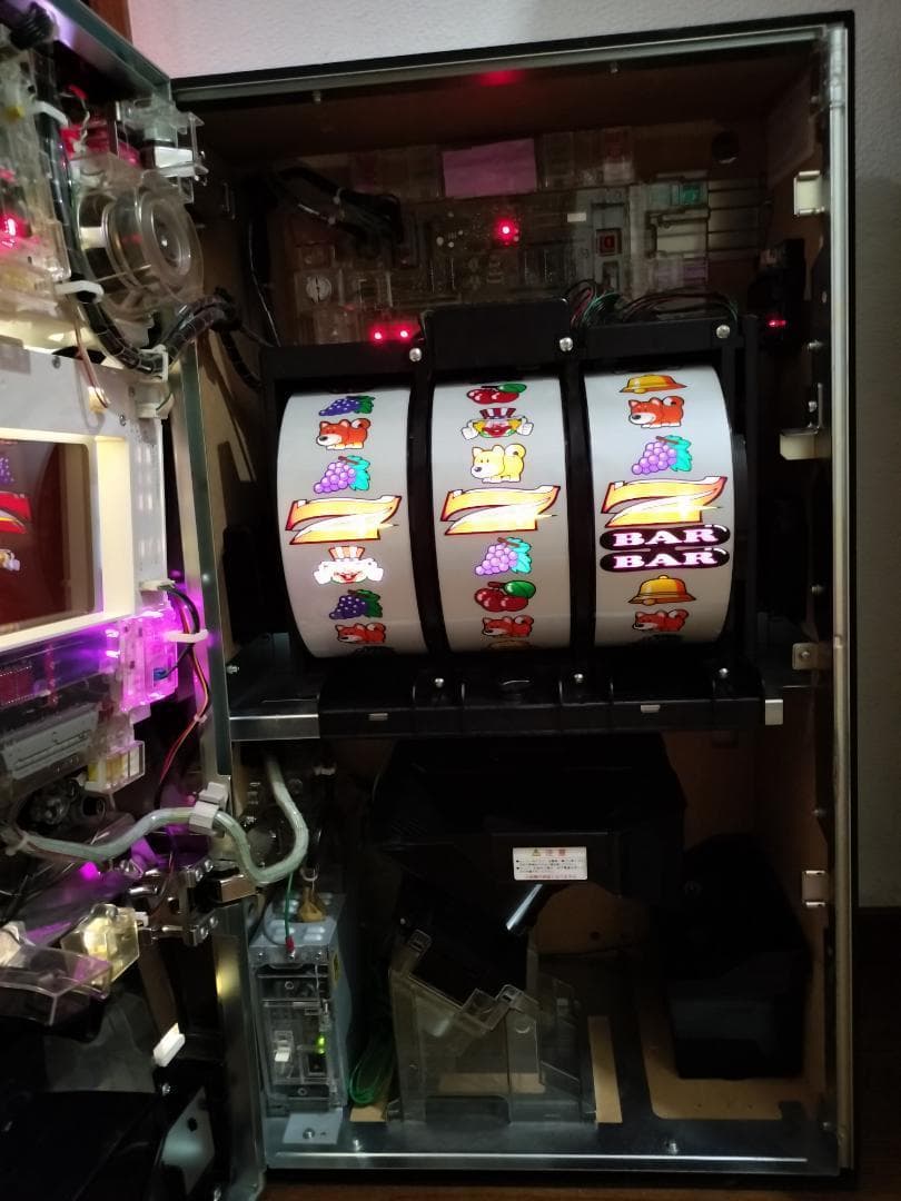 パチスロ実機】北電子☆『初代』ファンキージャグラー【コイン不要機付