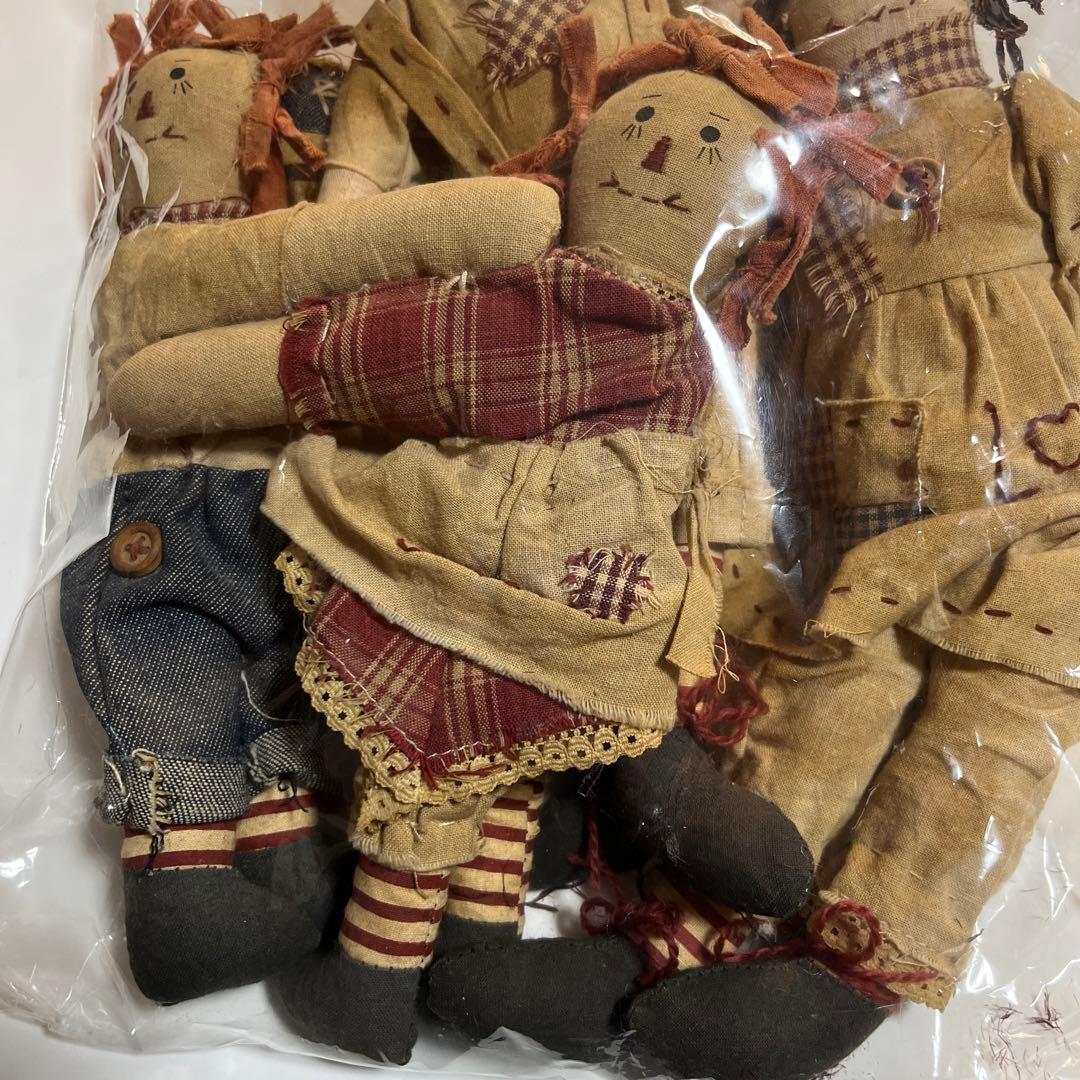 ビンテージ　アメリカカントリー人形　　家族