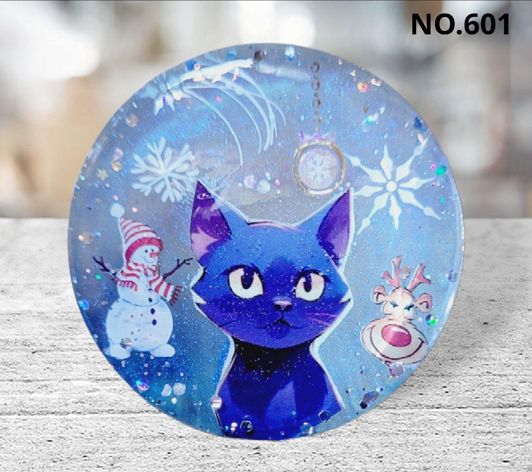 NO.359❤黒猫 ハロウィン❤レジンヘアゴム ブローチ