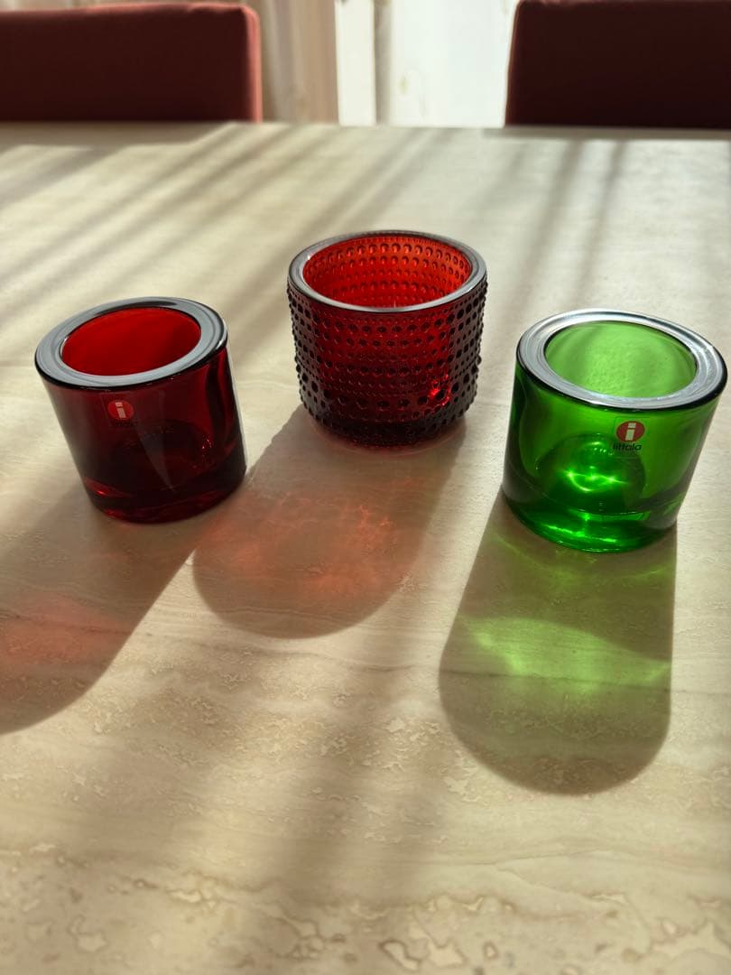 イッタラ マリメッコ　KIVIキャンドルホルダー3個セット