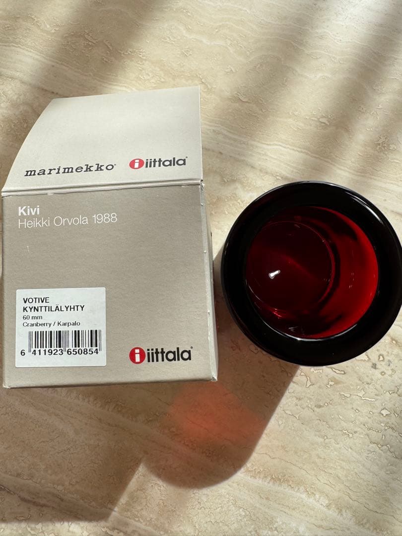 イッタラ マリメッコ　KIVIキャンドルホルダー3個セット