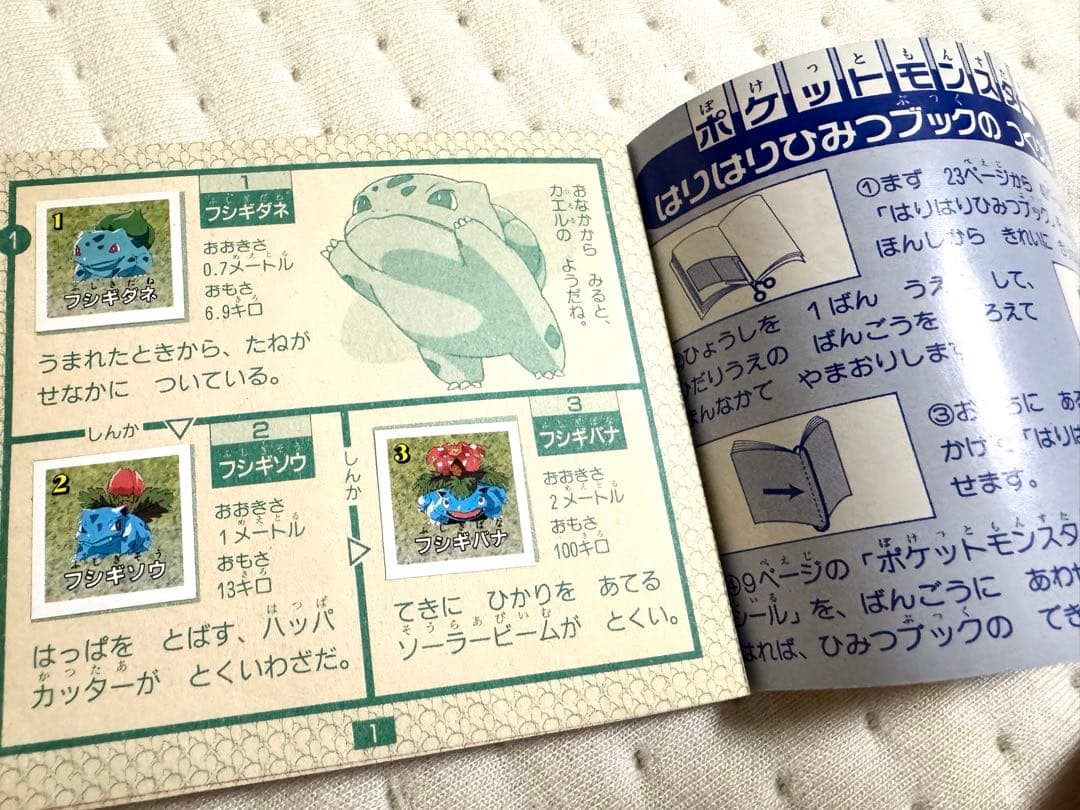 激レア｜コンプ】ポケットモンスター はりはりひみつブック 幼稚園2月