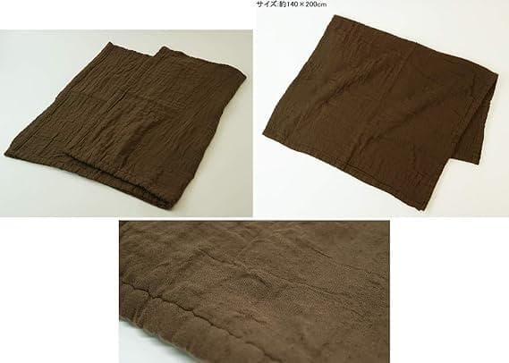 UCHINO スロー マシュマロガーゼ ブラウン シングルサイズ 少々訳あり