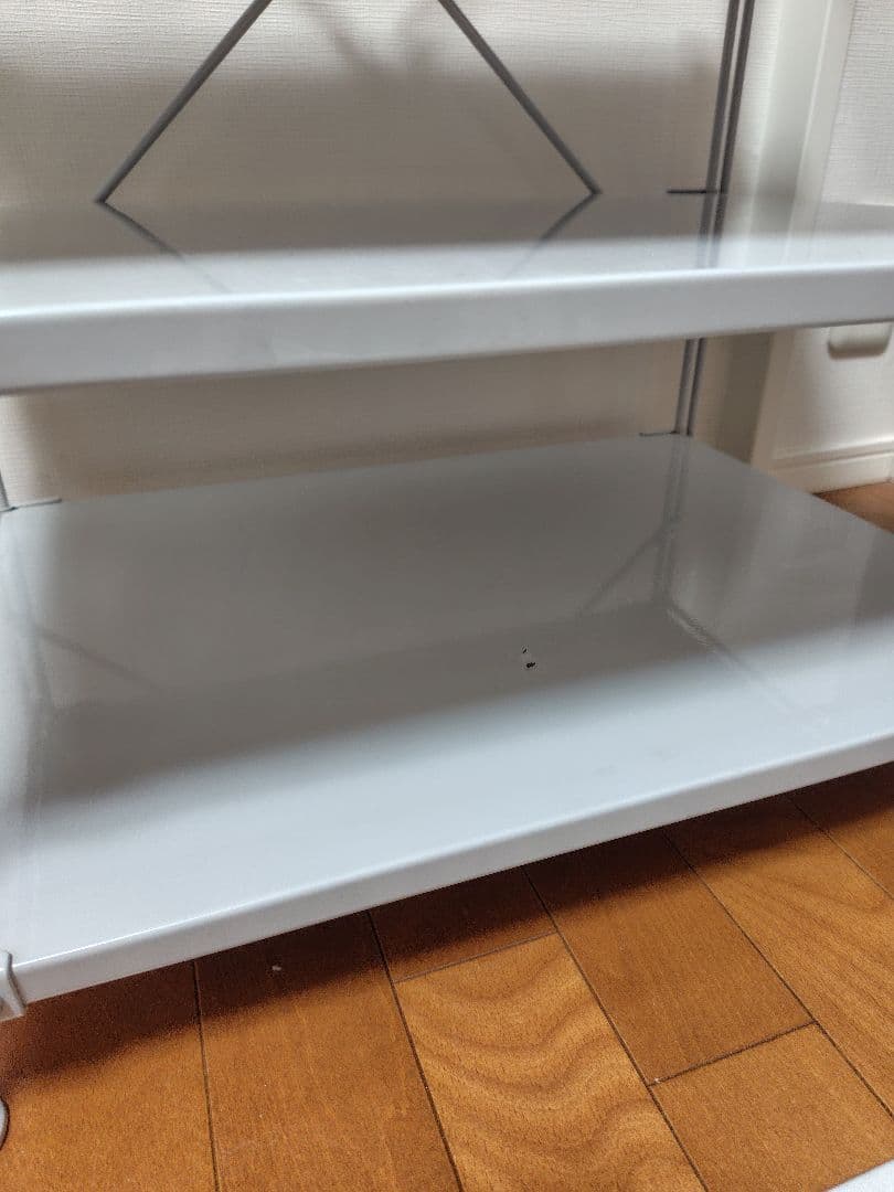 無印良品スチールユニットシェルフ大・ワードローブバー[グレー]