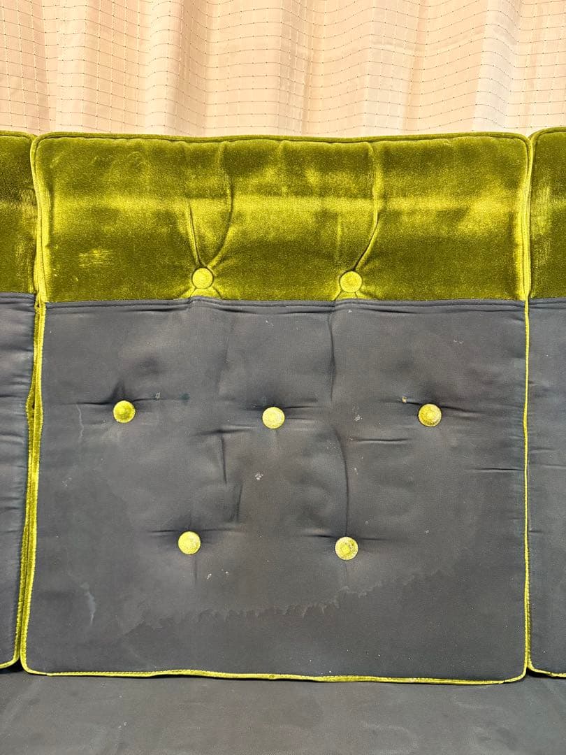 【最終値下げ】カリモク60 ロビーチェア　モケットグリーン