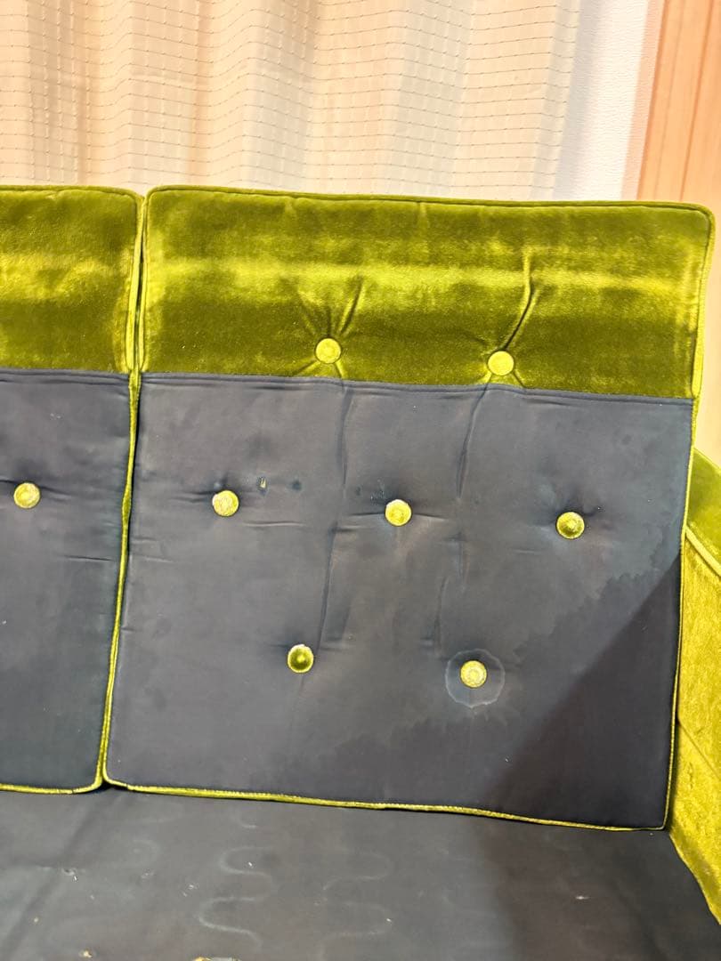 【最終値下げ】カリモク60 ロビーチェア　モケットグリーン