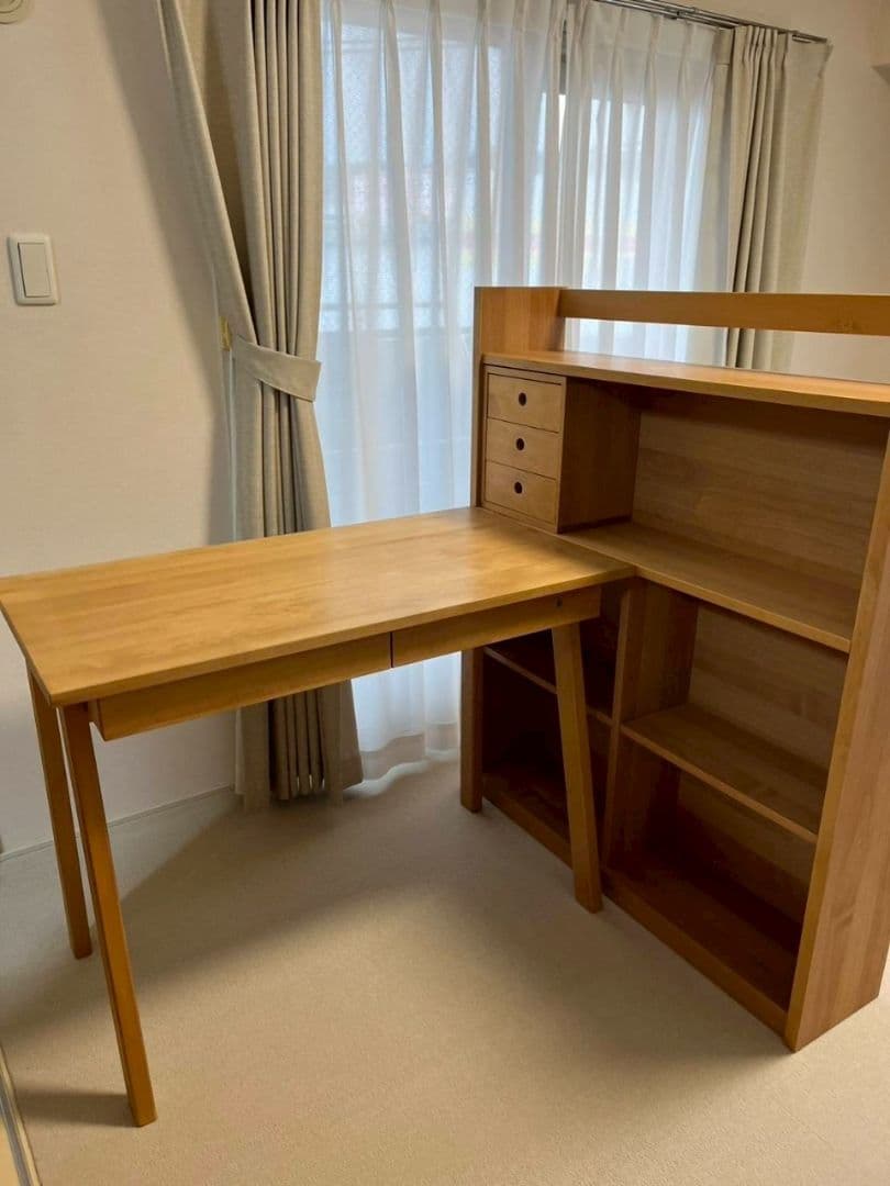 ✧値下中✧収納力抜群！【カリモク】ナチュラルウッドオープンシェルフ（デスクなし）