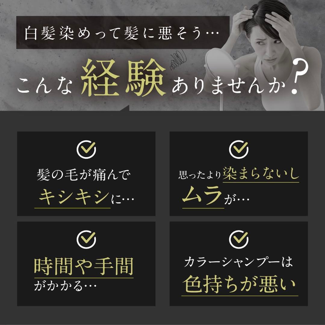 【新品/未使用】b.ris カラーリングフォーム 白髪染め 3本 ブラック